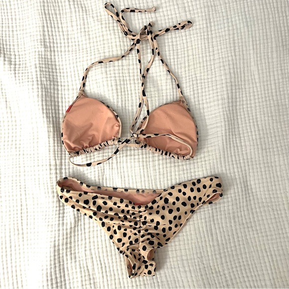 DOLL swimwear CHEETAH triangle top and classic bottom Small - Picture 5 of 10